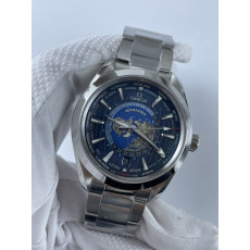 (준비완료/특급배송)NO.2218/VS공장 오메가 아쿠아테라 월드타이머 블루다이얼 브슬