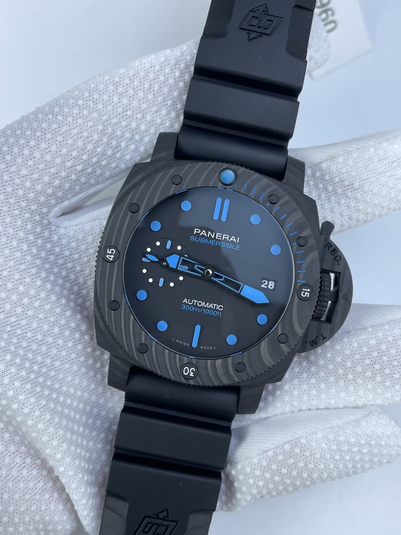 (준비완료/특급배송)NO.2976/ VS공장 파네라이 PAM960 카보테크 블랙다이얼 러버