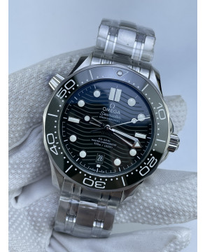 (준비완료/특급배송)NO.3219/VS공장 오메가 씨마스터 다이버 300M 스틸 그린다이얼 브레이슬릿V4 VS8800 (최신무브업버전)