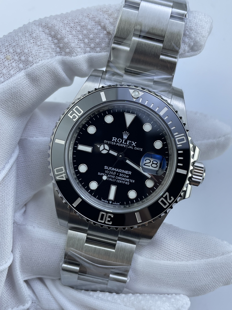 (준비완료/특급배송 할인판매)NO.3304/롤렉스 서브마리너 신형 41mm 블랙다이얼 블랙세라믹 인서트 최신형 QP공장