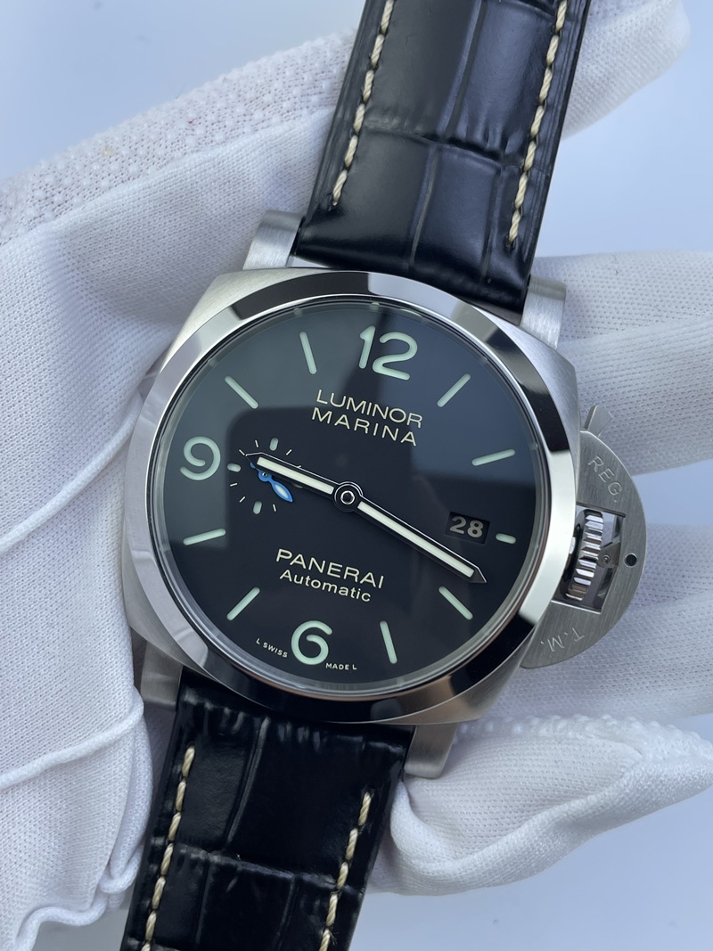 (준비완료/특급배송 할인판매)NO.3310/VS공장 파네라이 PMA1312W 블랙다이얼 블랙가죽